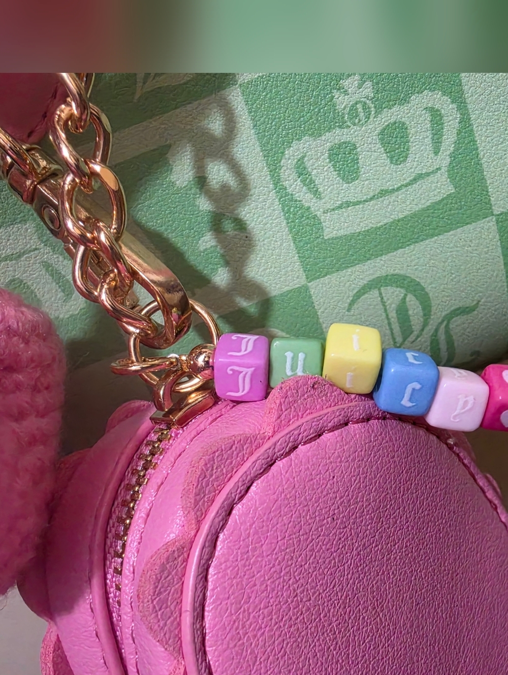 Juicy Couture Pink & Retro Green Bag Set - Picture 3 of 8